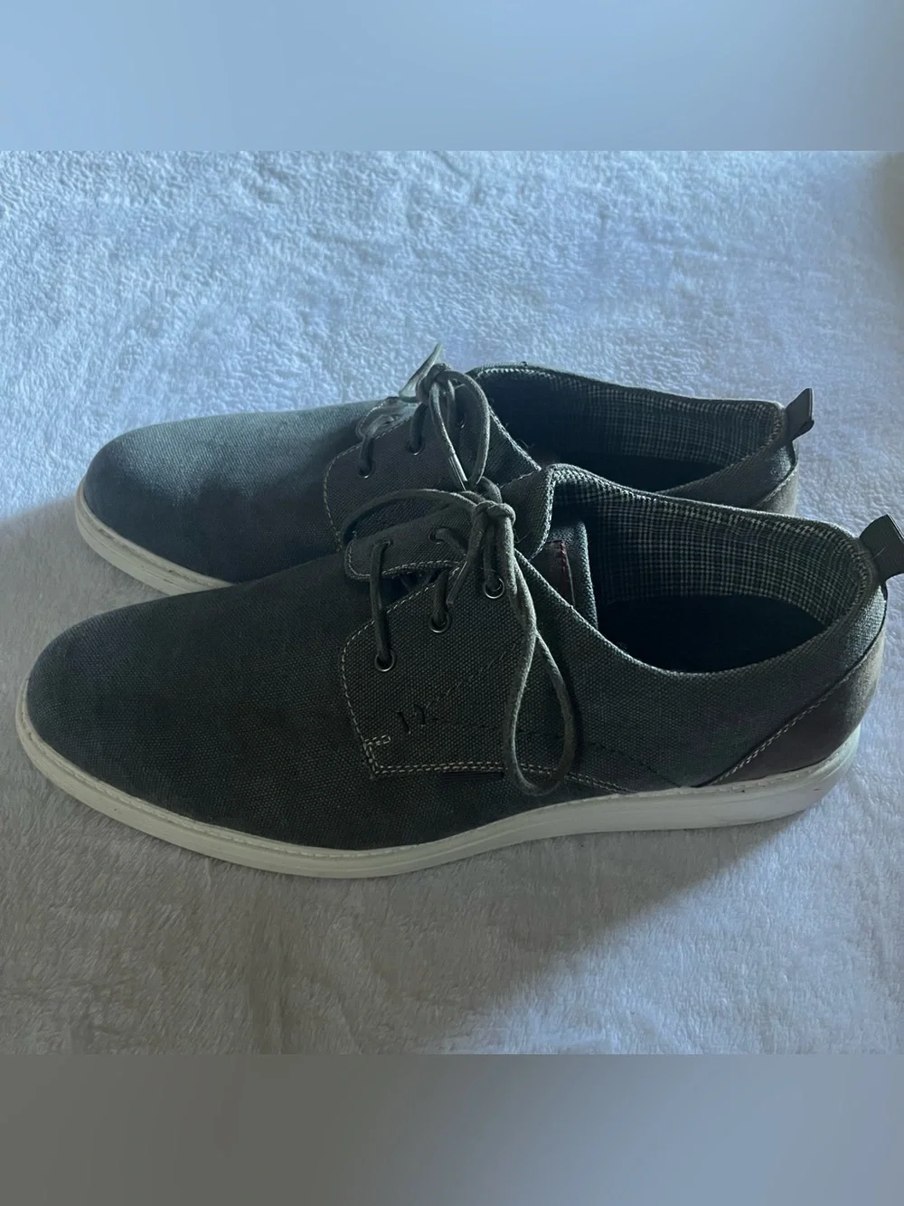 Bruno Marc Dark Gray Canvas Dress Sneaker size 13 US UK12